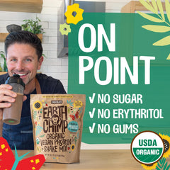 EarthChimp breakfast smoothie mix convenient for busy mornings and meals.