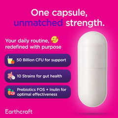 Earthcraft Delayed-release capsules designed to reach the intestines.