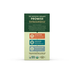 EarthFirst Organic Men’s Multi immune-support icons suggest resilience in daily life.