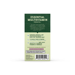 EarthFirst Organic Prenatal education card included supports informed supplement routines