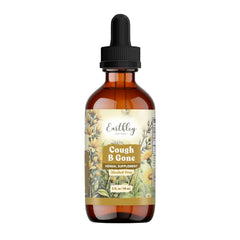 Earthley Wellness Cough-B-Gone bottle ready for family use and gentle relief.
