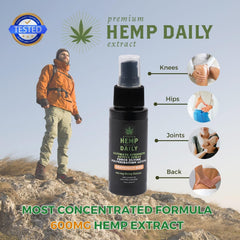 Menthol cooling sensation from Earthly Body Hemp Daily spray with grapefruit mint