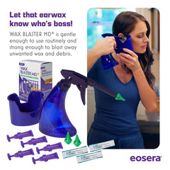 Earwax MD wash basin compatible with the full kit for a mess-free home ear cleaning