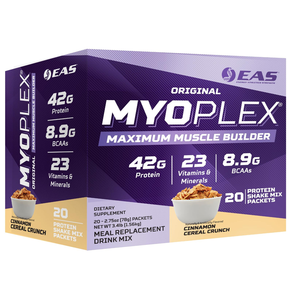 EAS Myoplex bottle pour for easy post-workout nutrition
