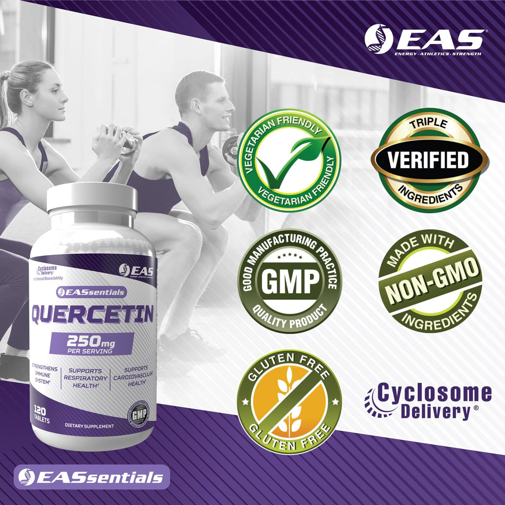 Serving scoop with EAS Quercetin 250mg for simple daily routine