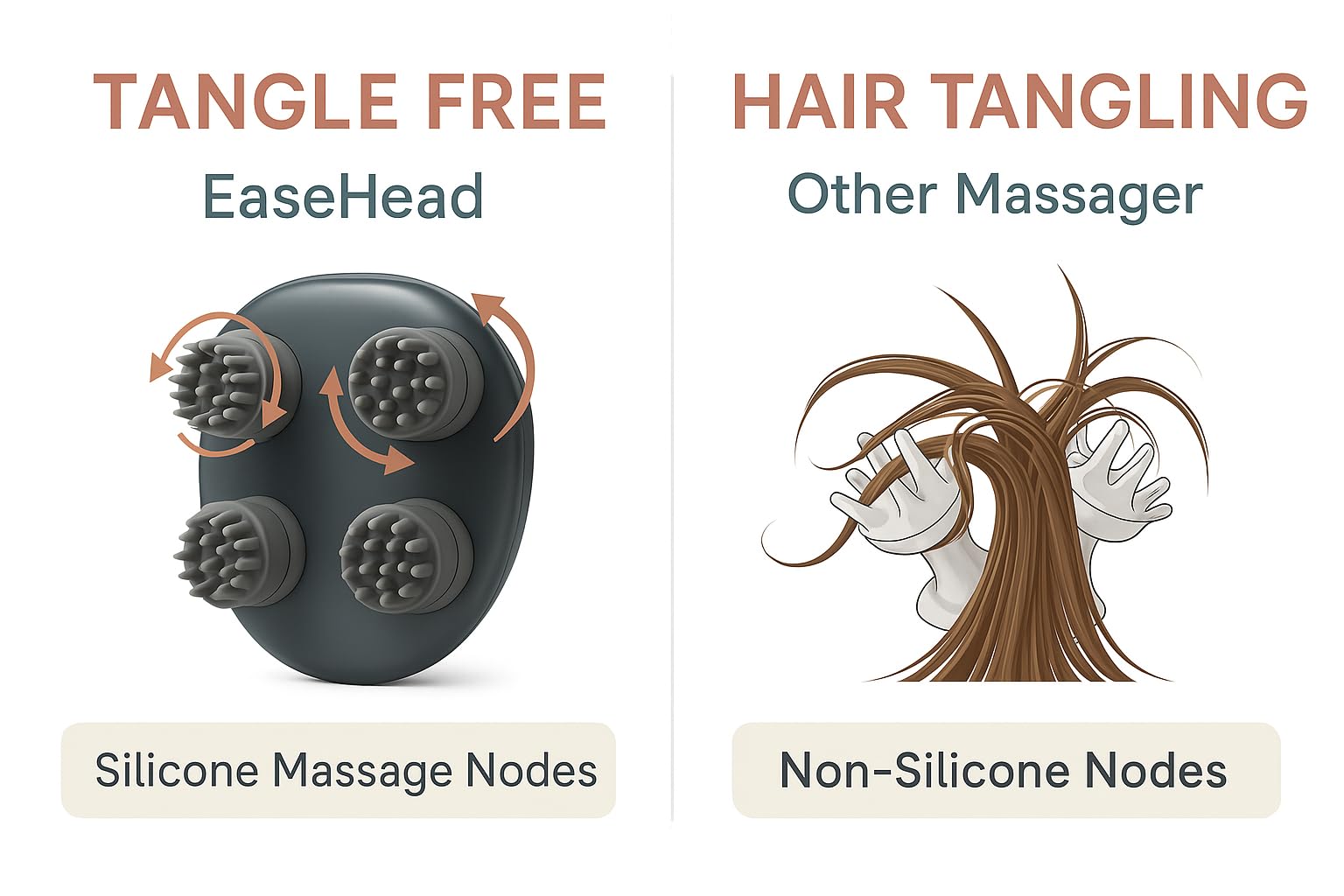 EaseHead pet-friendly massager helps calm cats and dogs during playtime