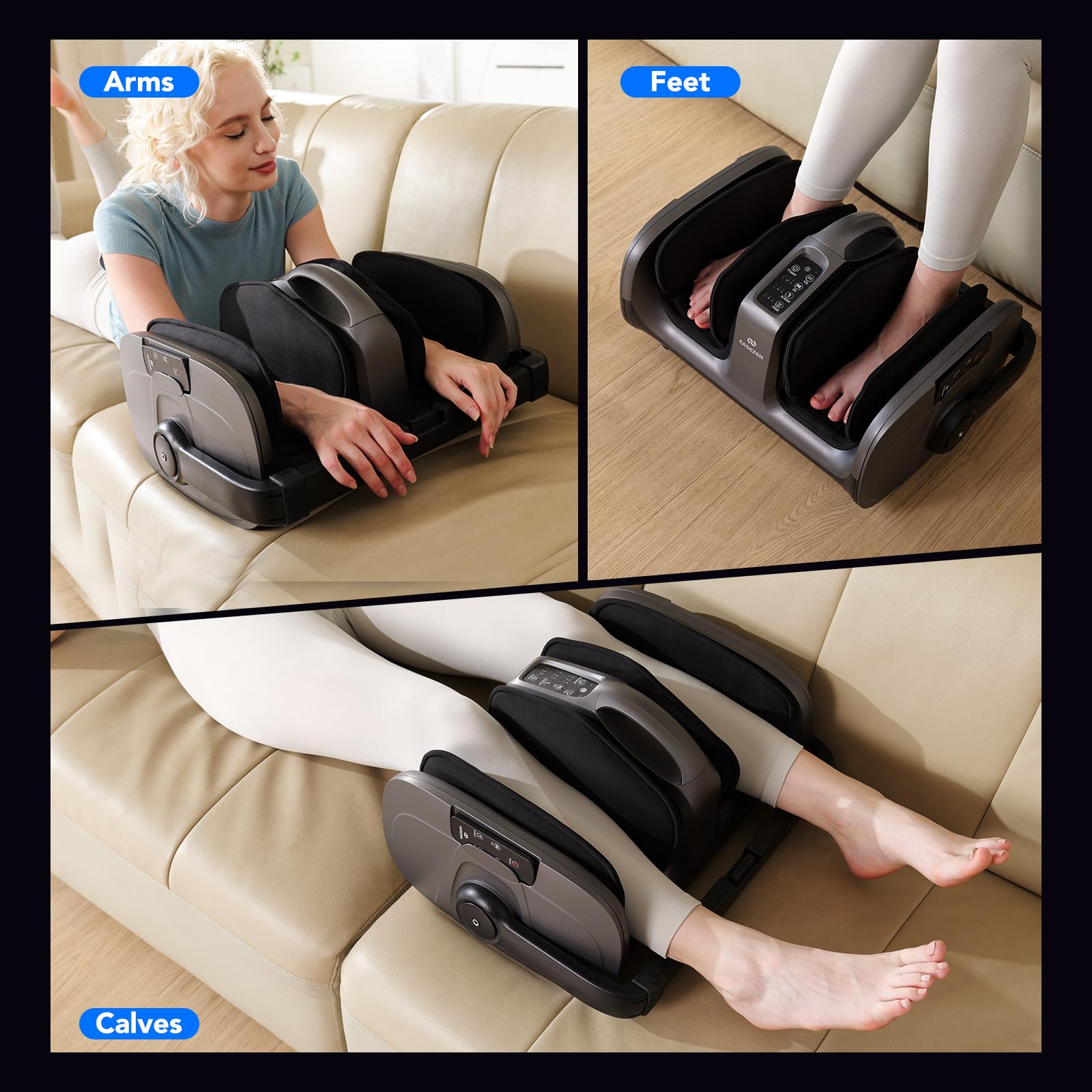 EaseZen massager includes a 1-year warranty for peace of mind.