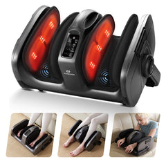 EaseZen foot massager showing deep kneading for soles and arches.