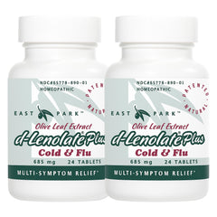 East Park D-Lenolate Plus bottle front view highlighting family-friendly cold relief