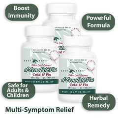 East Park d-Lenolate Plus featuring neem leaf extract for immune support.