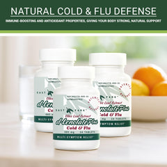 East Park d-Lenolate Plus tablets close-up, ideal for on-the-go immune support.