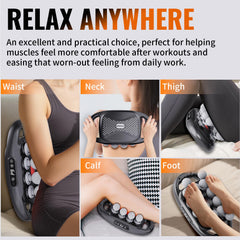 Easwe 20-Head Massage Gun shows 9 modes and 99 speeds for customized relief