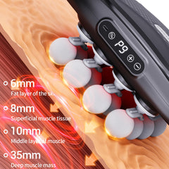 Easwe 16-head massage gun offers 99 speeds for precise pressure