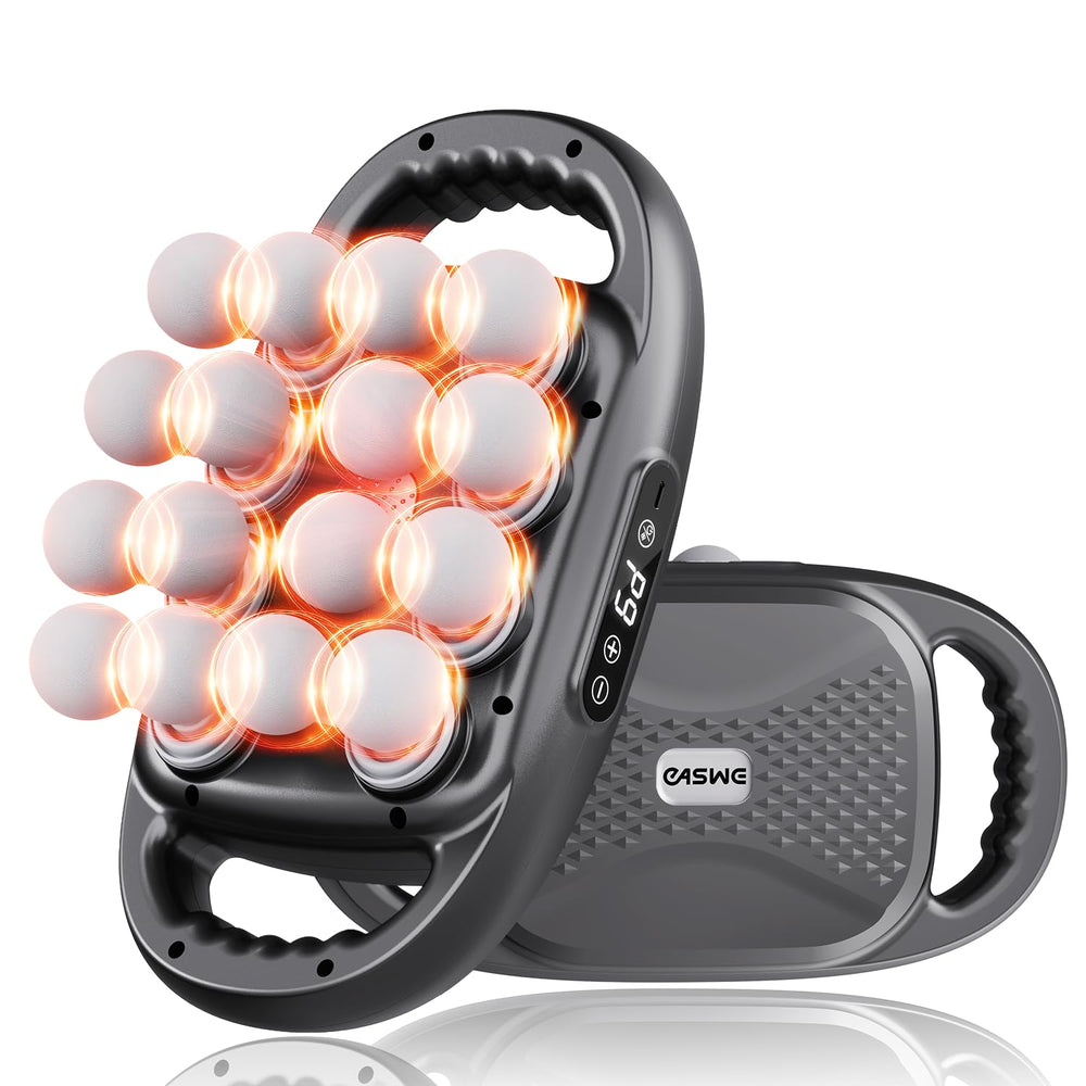Easwe 16-head massage gun targets back and shoulders for deep relief after workouts