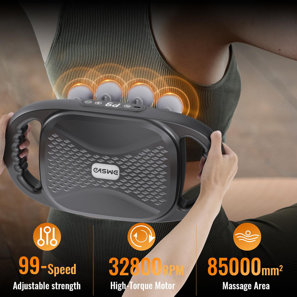 Easwe 16-head massage gun operates quietly for home or office use