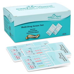 Easy@Home 5-panel test kit box for quick at-home screening