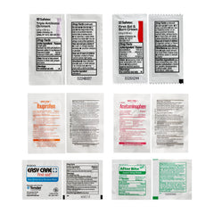 Easy Care All-Purpose First Aid Kit compact design fits car, bag, or suitcase.