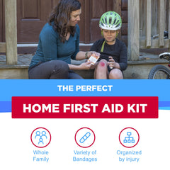 Easy Care First Aid Kit in action with pouch open for fast response.