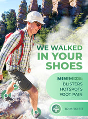 EASYFEET Breathable cover insole keeps feet dry during intense activity.