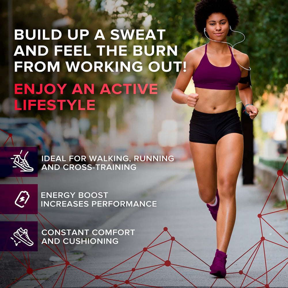EASYFEET Flame Boost anatomical shape enhances balance and fit.