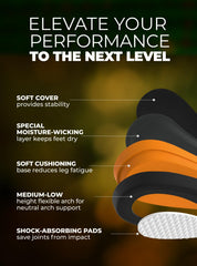 EASYFEET Flame Boost energy-return feature aids quicker push-offs in sprints