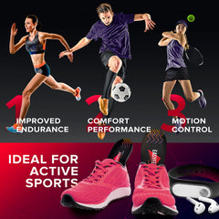 EASYFEET Flame Boost heel shock-absorption supports landing during jumping.