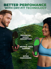 EASYFEET Joint Protect Tech insole supports knees and ankles during tough routes.