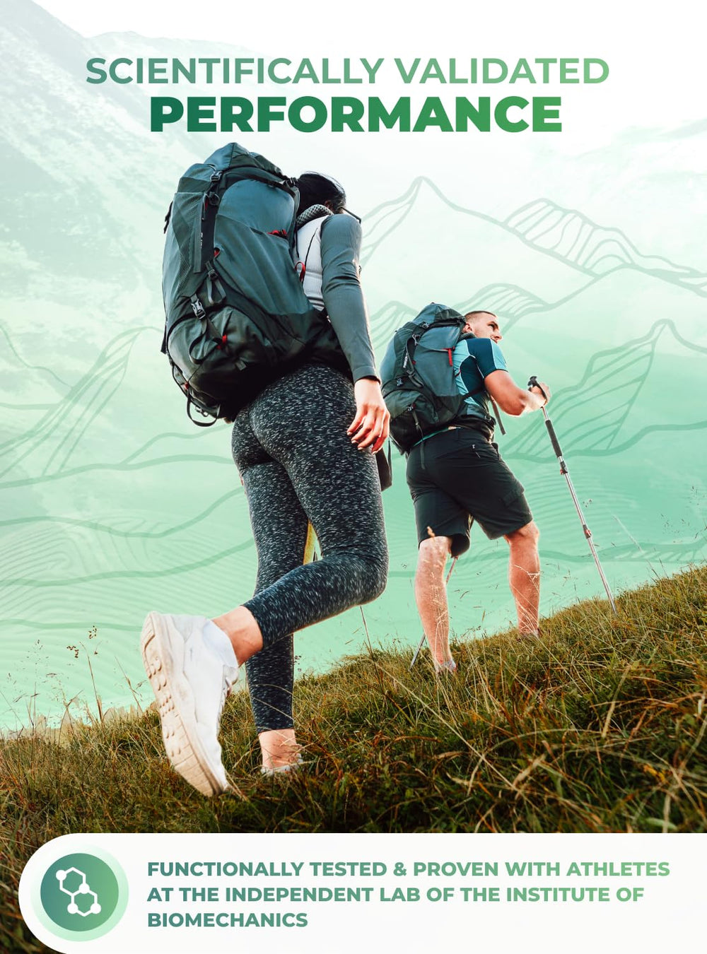 EASYFEET Lightweight hiking insole delivers durable comfort for all-day wear.
