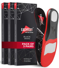 EASYFEET arch-support insoles for all-day comfort in daily shoes.