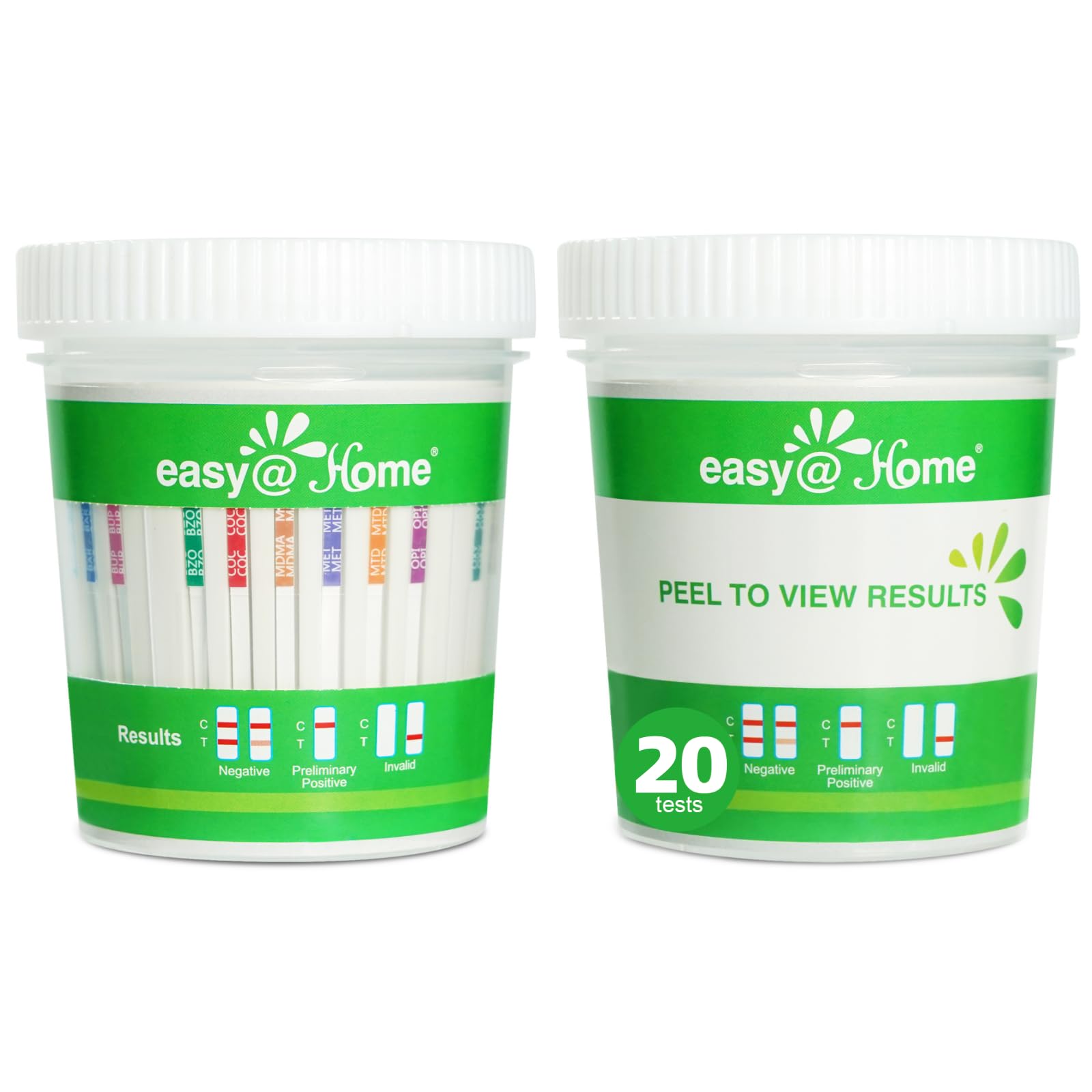 Easy@Home drug test cup collection cup for simple at-home sample collection