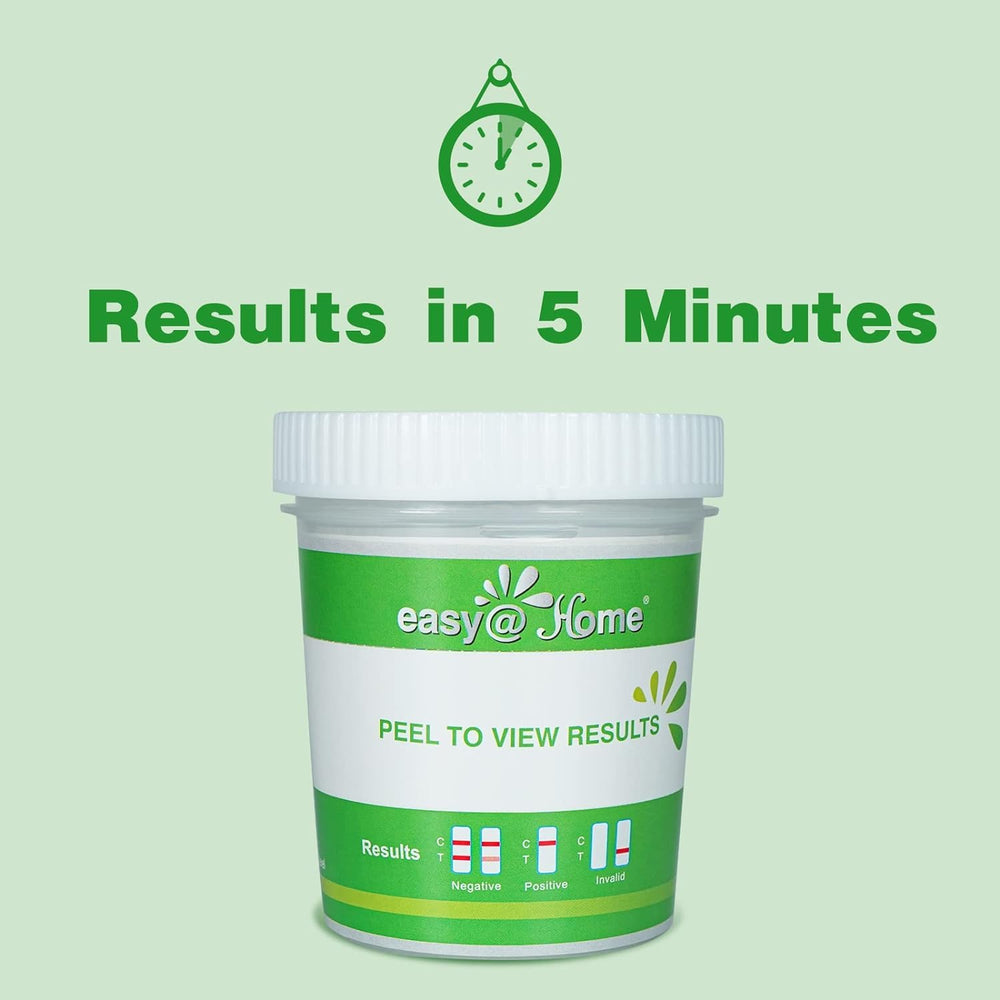 Easy@Home drug test cup seal label for tamper-evident test handling