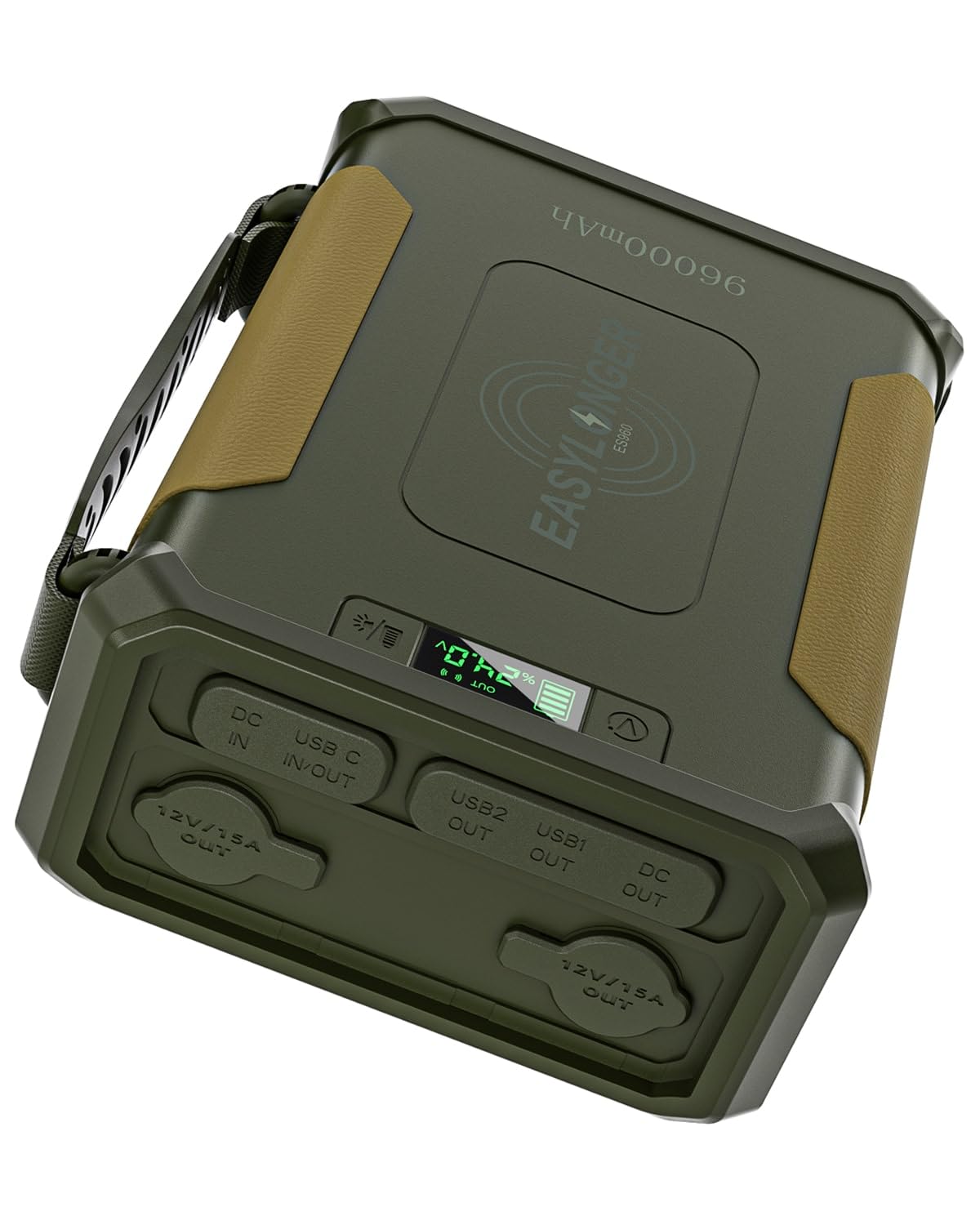 EasyLonger ES960 CPAP Battery front view showing portable power backup for CPAP users on the go.