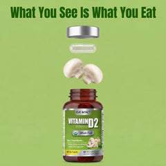 Eat Intact label close-up highlighting organic mushroom source and vegan capsule