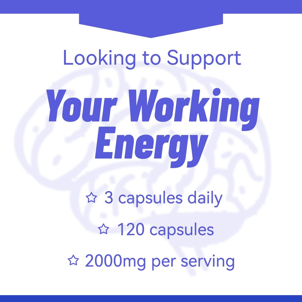 Poured capsules scene illustrates simple dosage for daily use.