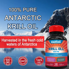 EAZGOO Antarctic Krill Oil structure—phospholipid blend supports efficient uptake.