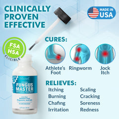 Ebanel antifungal cream applied to skin for itch relief and cooling comfort.
