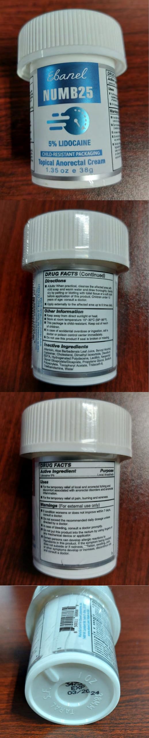 Ebanel two-pack tubes ready for on-the-go pain relief.