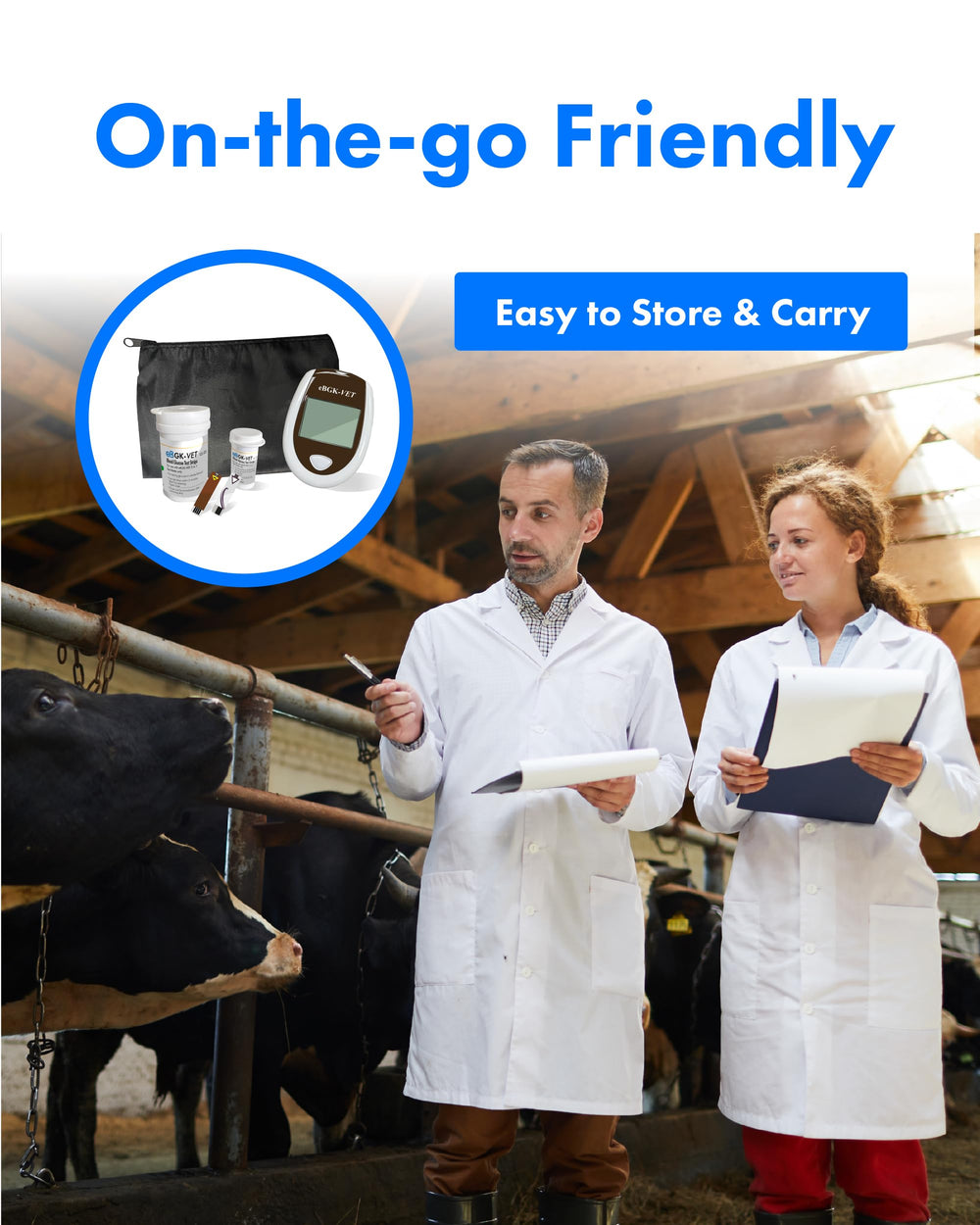 eBmonitor eBGKVET quick results in seconds help busy milking routines