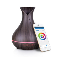 Ebooine smart diffuser front view showing room-wide aroma diffusion