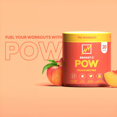 Athlete ready for a workout with EBOOST POW nearby.