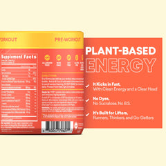Shaker bottle with peach nectar drink after mixing EBOOST POW.