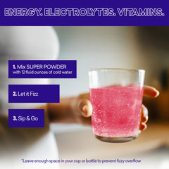 Post-workout hydration featuring EBOOST Acai Pomegranate after training.