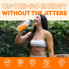 EBOOST zero sugar electrolytes dissolve easily for hydration.