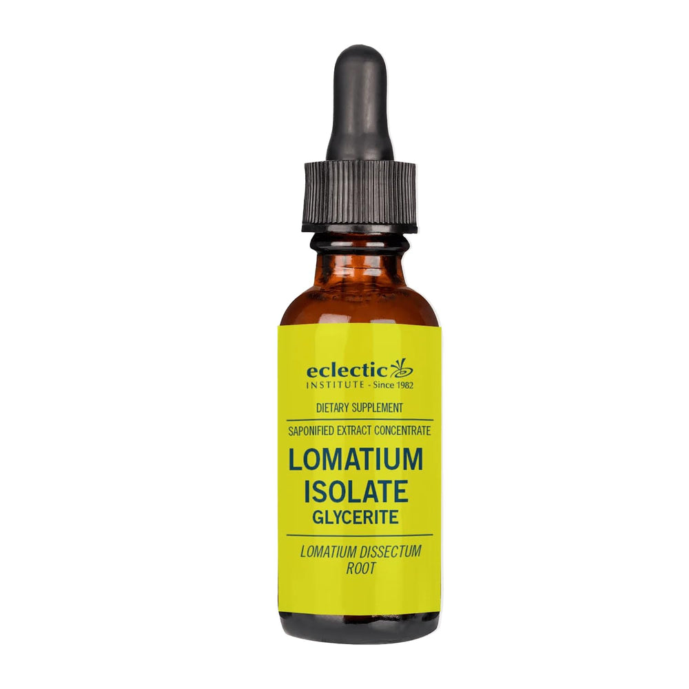 Eclectic Institute Lomatium Isolate glycerite bottle for immune support