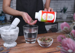 Eclectic Institute Milk Thistle packaging image communicating sustainable production practices