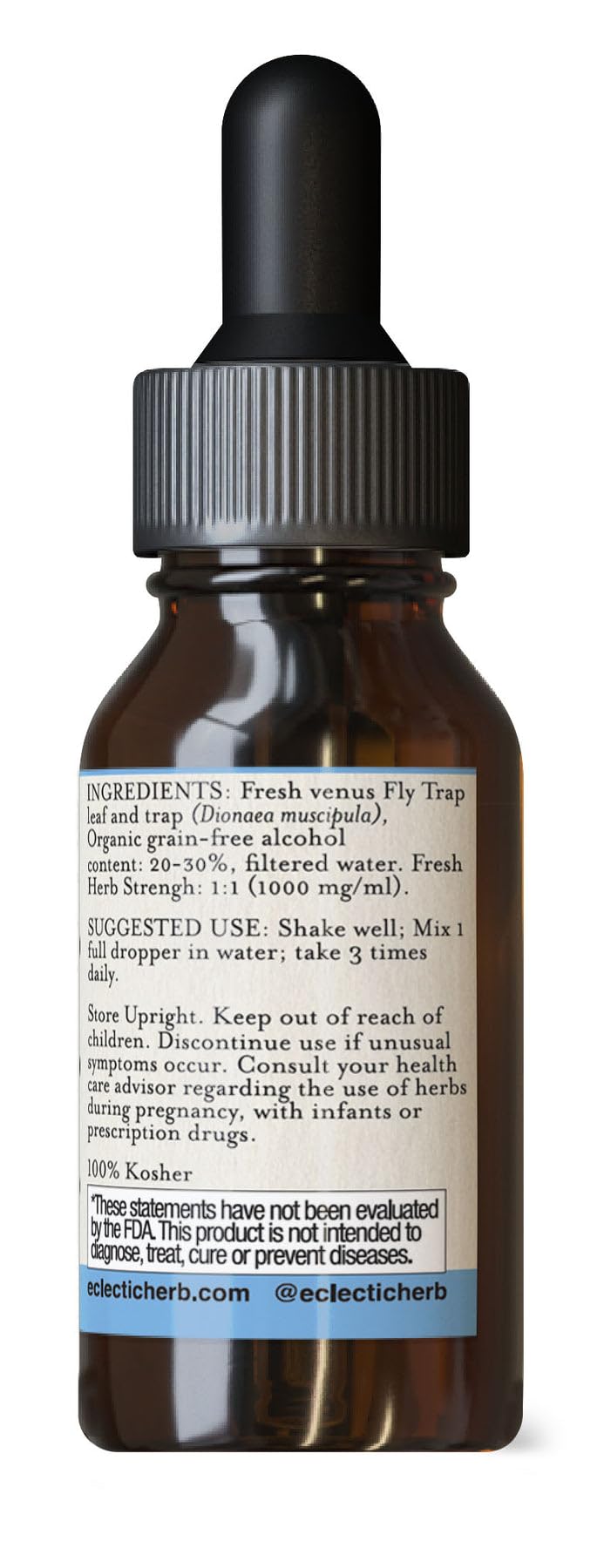 Ingredients chart for Eclectic Institute Venus Fly Trap O pink