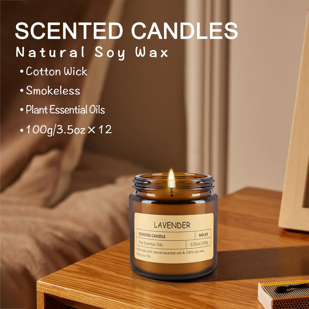 ECLHTLNY Gift-packaging candle set makes a ready-made gift