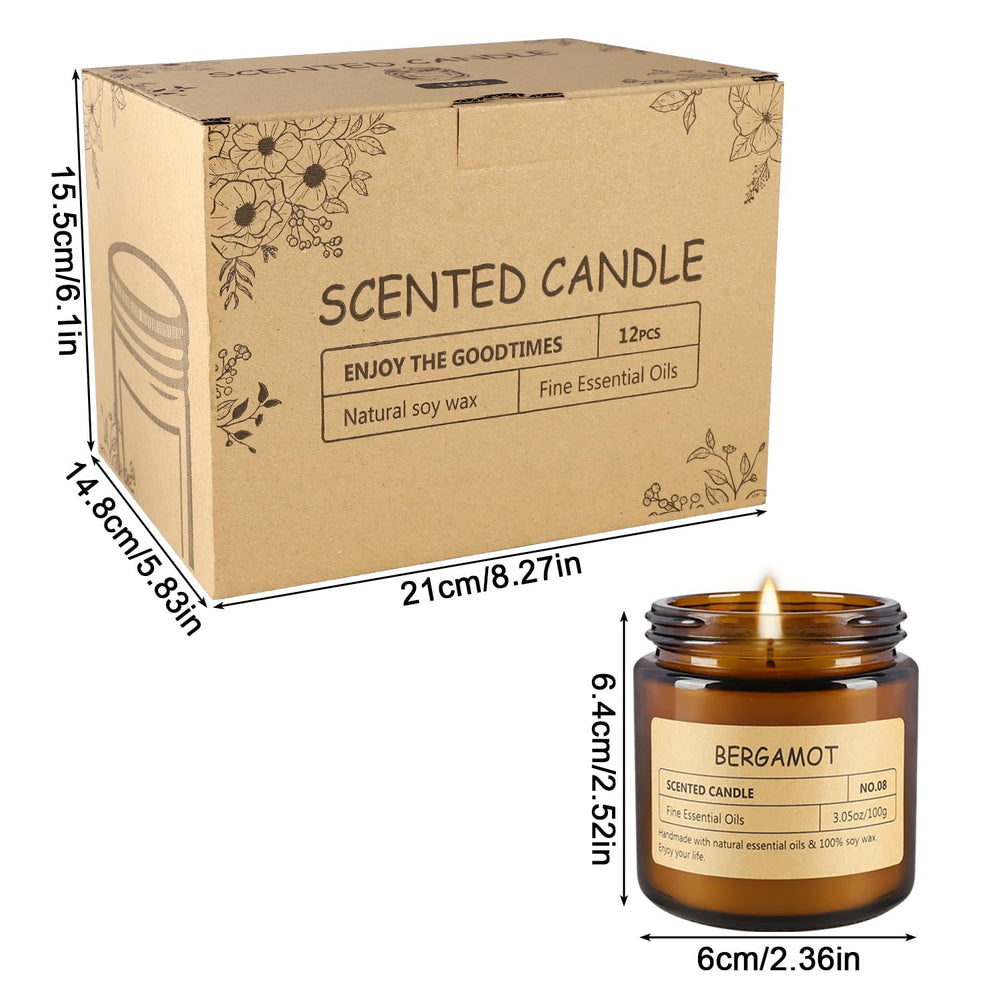 ECLHTLNY Jasmine scented candle helps create a calm, cozy evening
