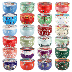 ECLHTLNY snowman tin candle for cheerful living room ambiance.