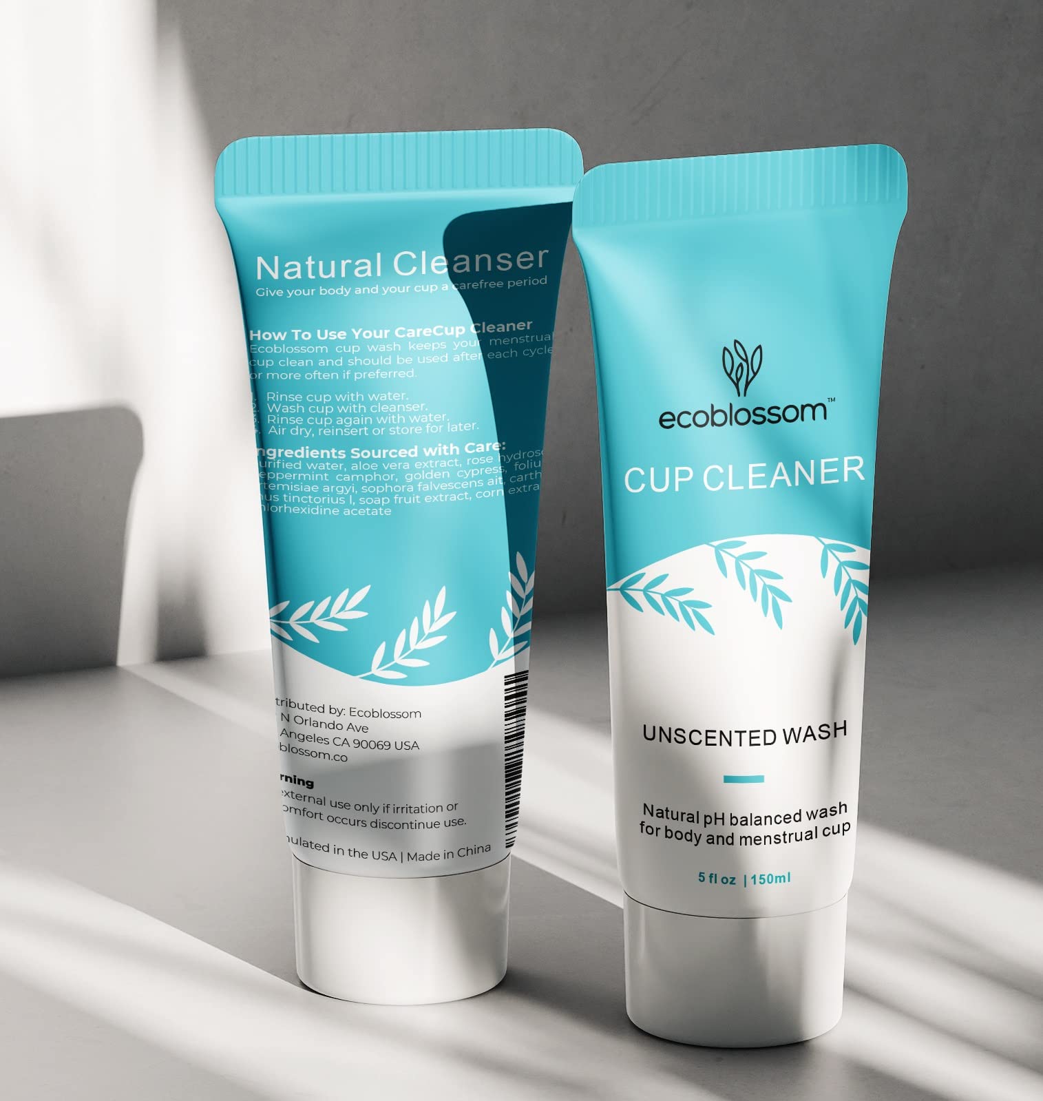 EcoBlossom Cyan & Black color option for everyday wear.